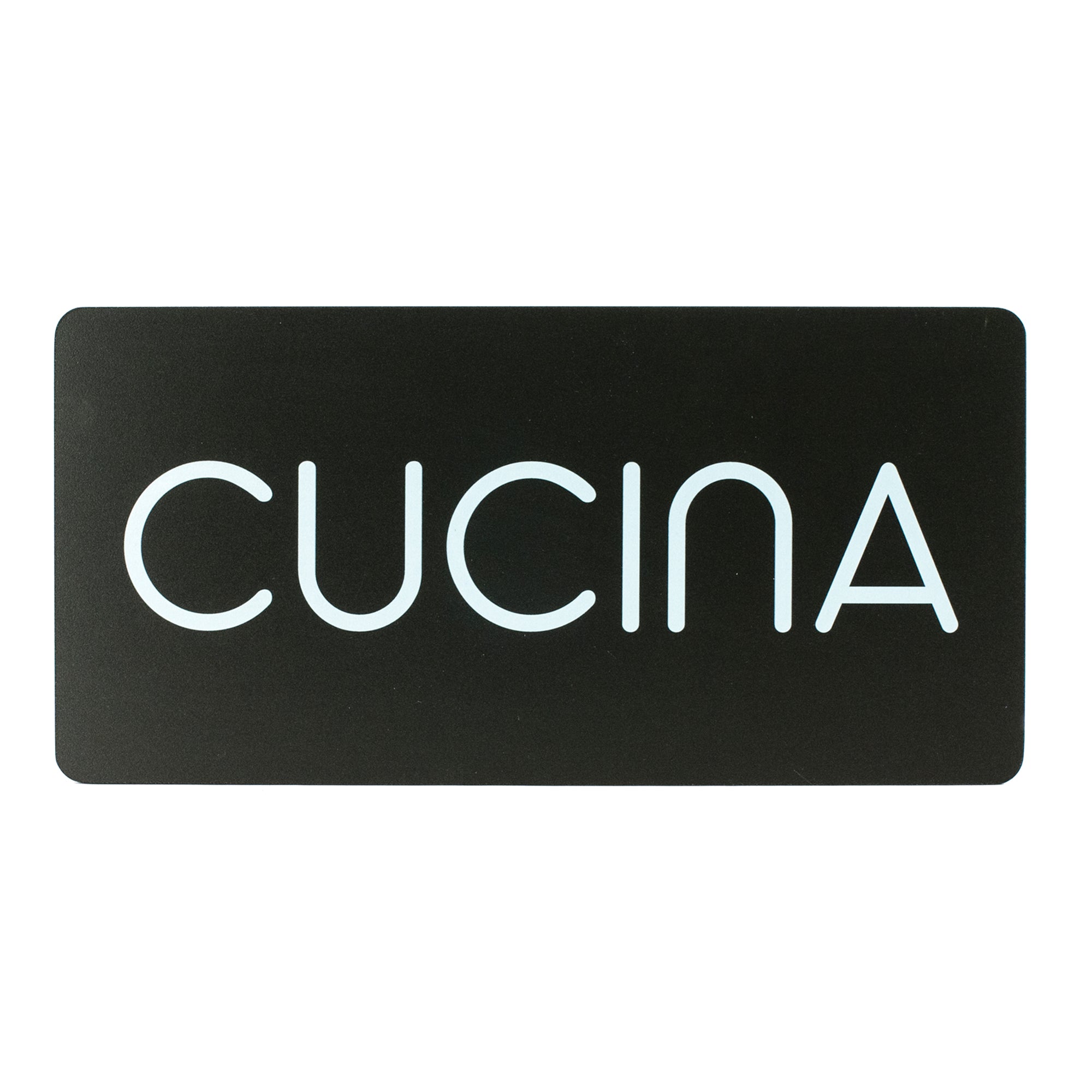 Pittogramma adesivo - Cucina - 32,5 x 16 cm - PVC - nero/bianco - Stilcasa - image 1