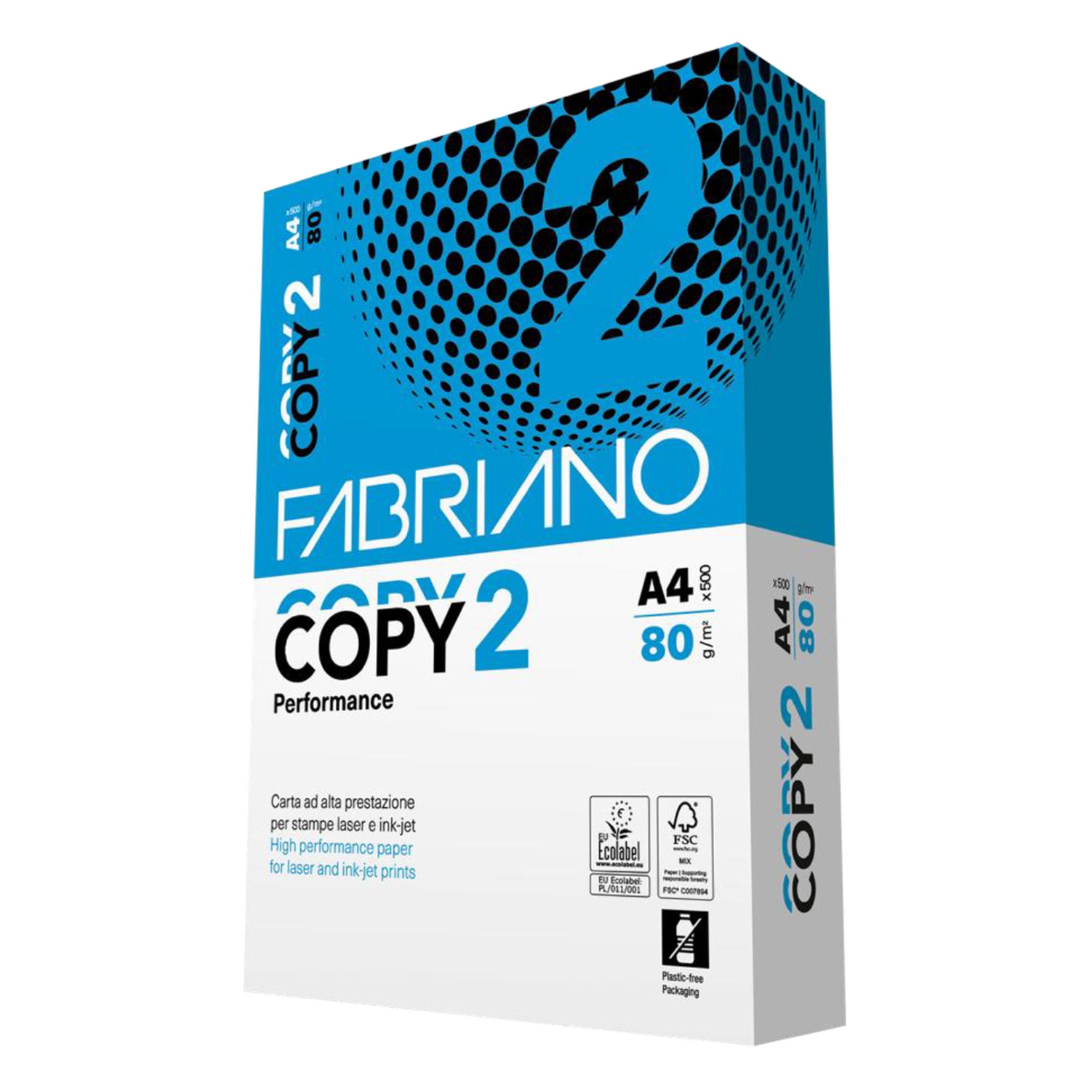 Carta fotocopie Copy 2 Strong Carton - A4 - 80 gr - bianco - Fabriano - conf. 500 fogli - image 1