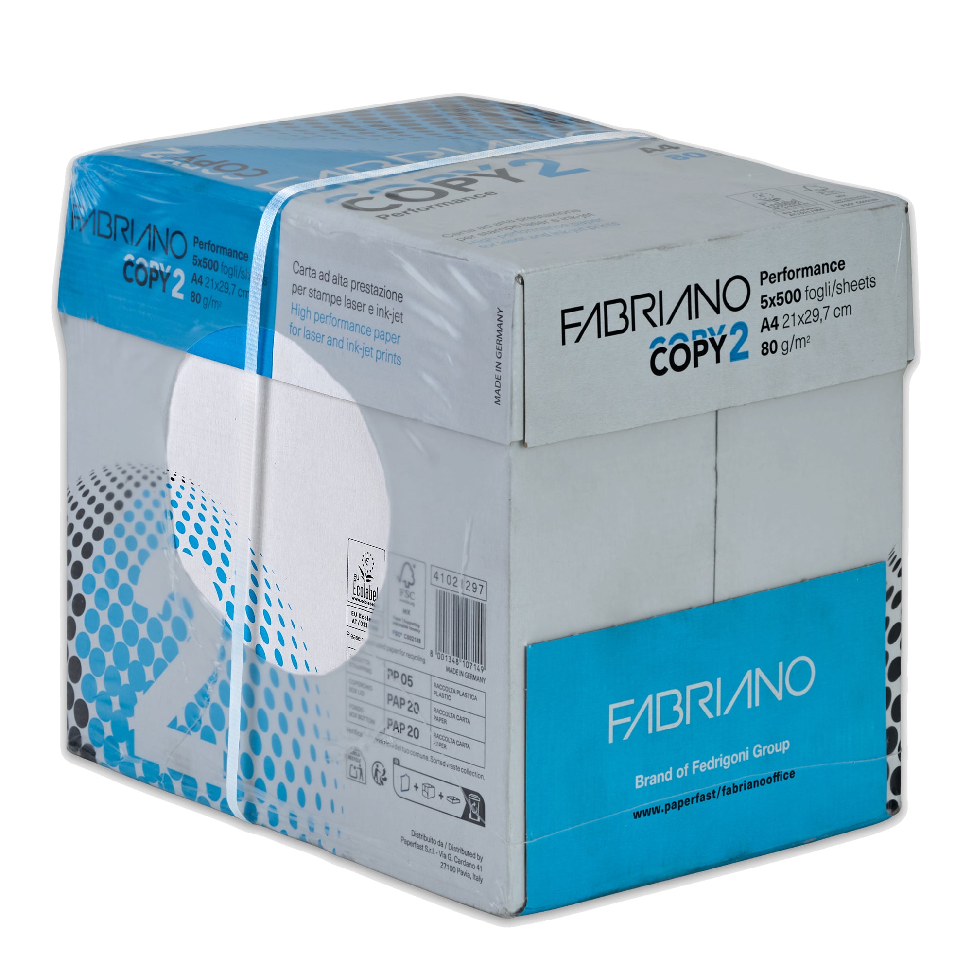 Carta fotocopie Copy 2 Strong Carton - A4 - 80 gr - bianco - Fabriano - conf. 500 fogli - image 2