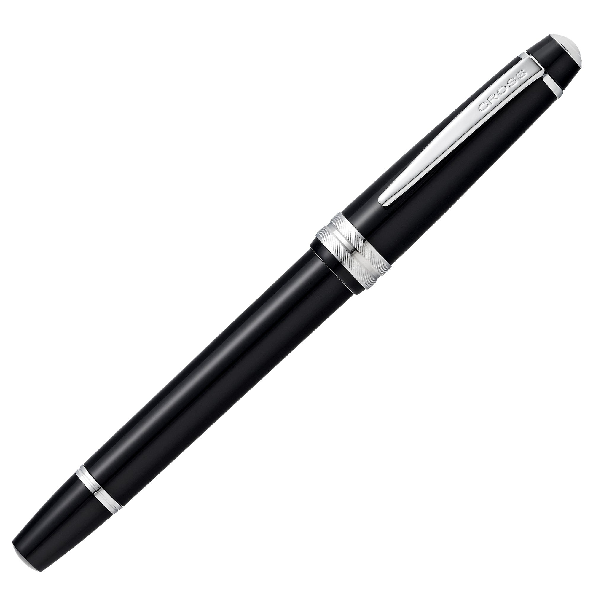 Penna stilografica Bailey Light - punta M - fusto nero/cromo - Cross - image 3