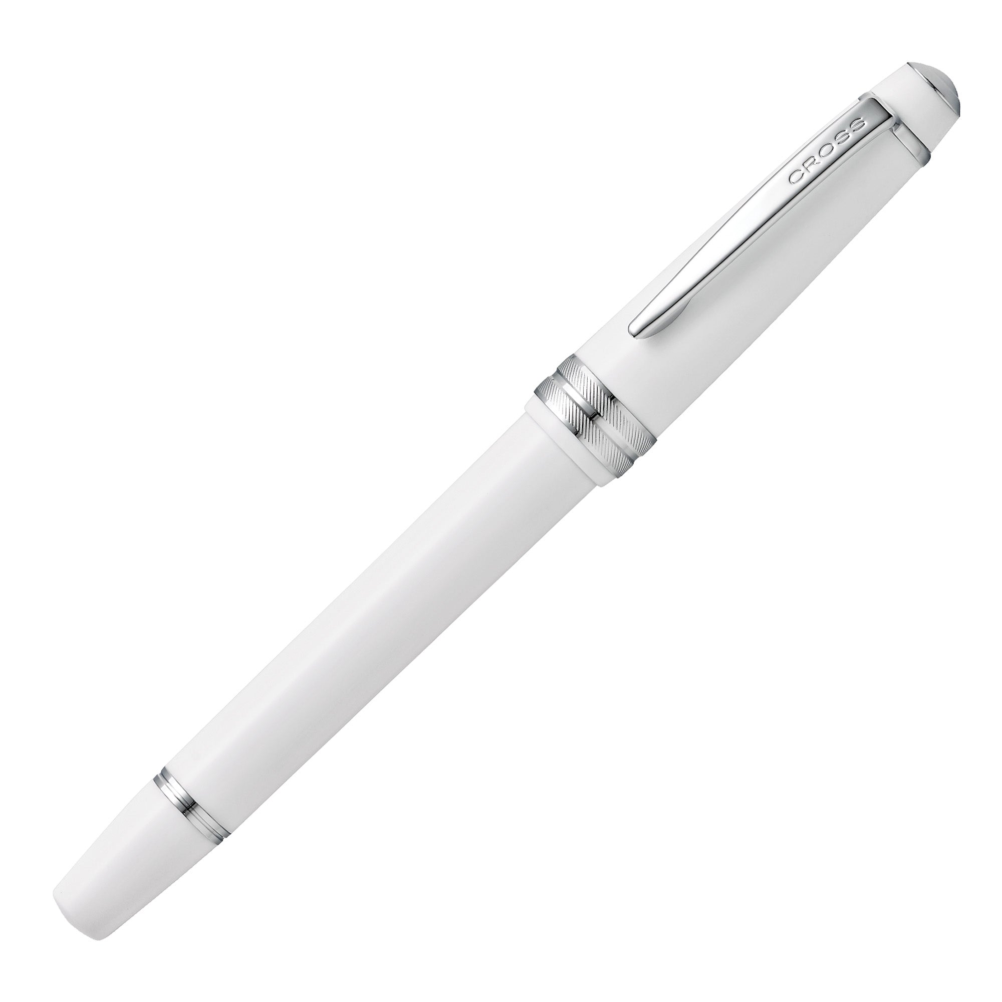 Penna stilografica Bailey Light - punta M - fusto bianco/cromo - Cross - image 2