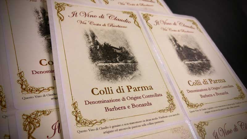 Etichetta per vino personalizzabile
