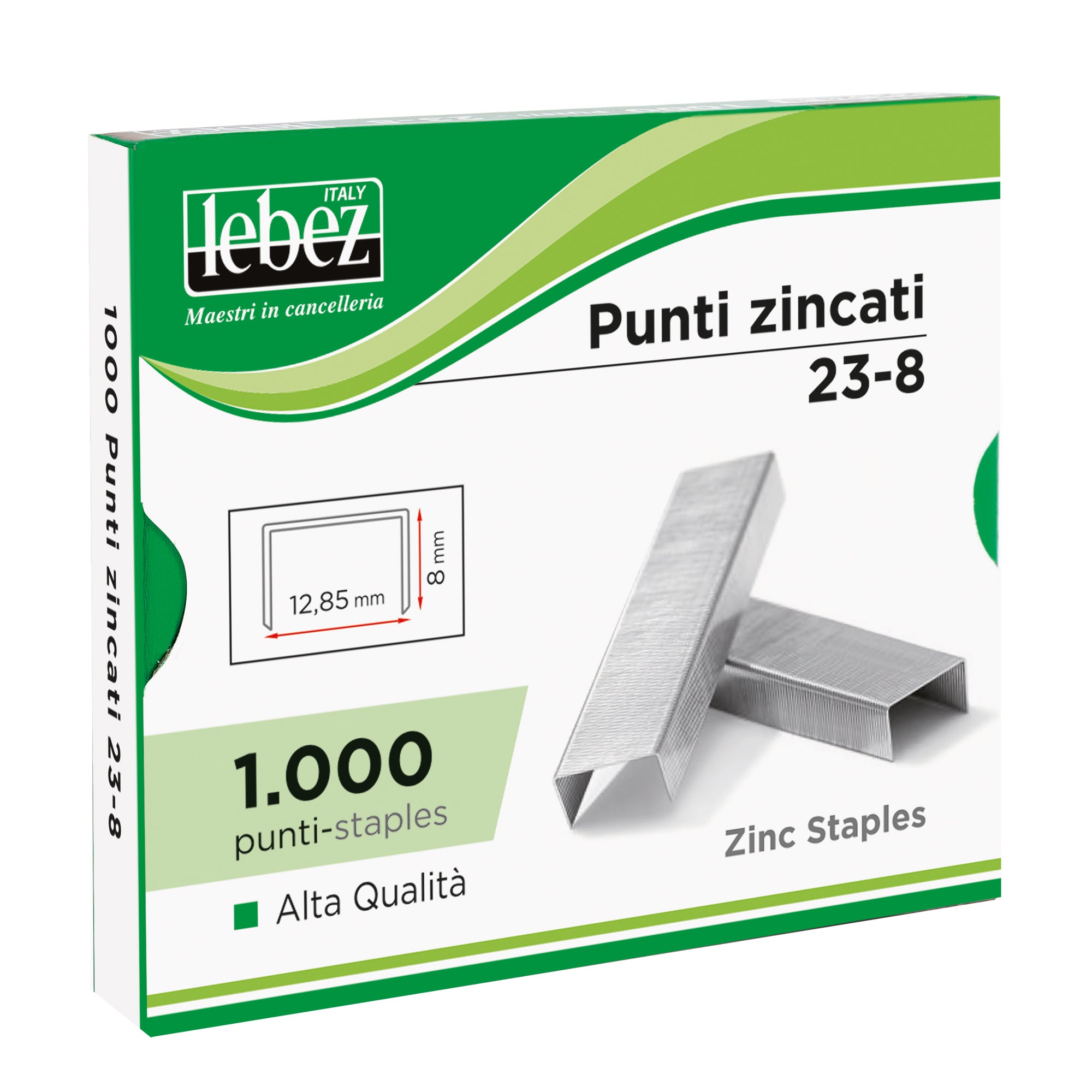 Punti KH - 23/13 - alti spessori - acciaio zincato - metallo - Lebez - conf. 1000 pezzi - image 1