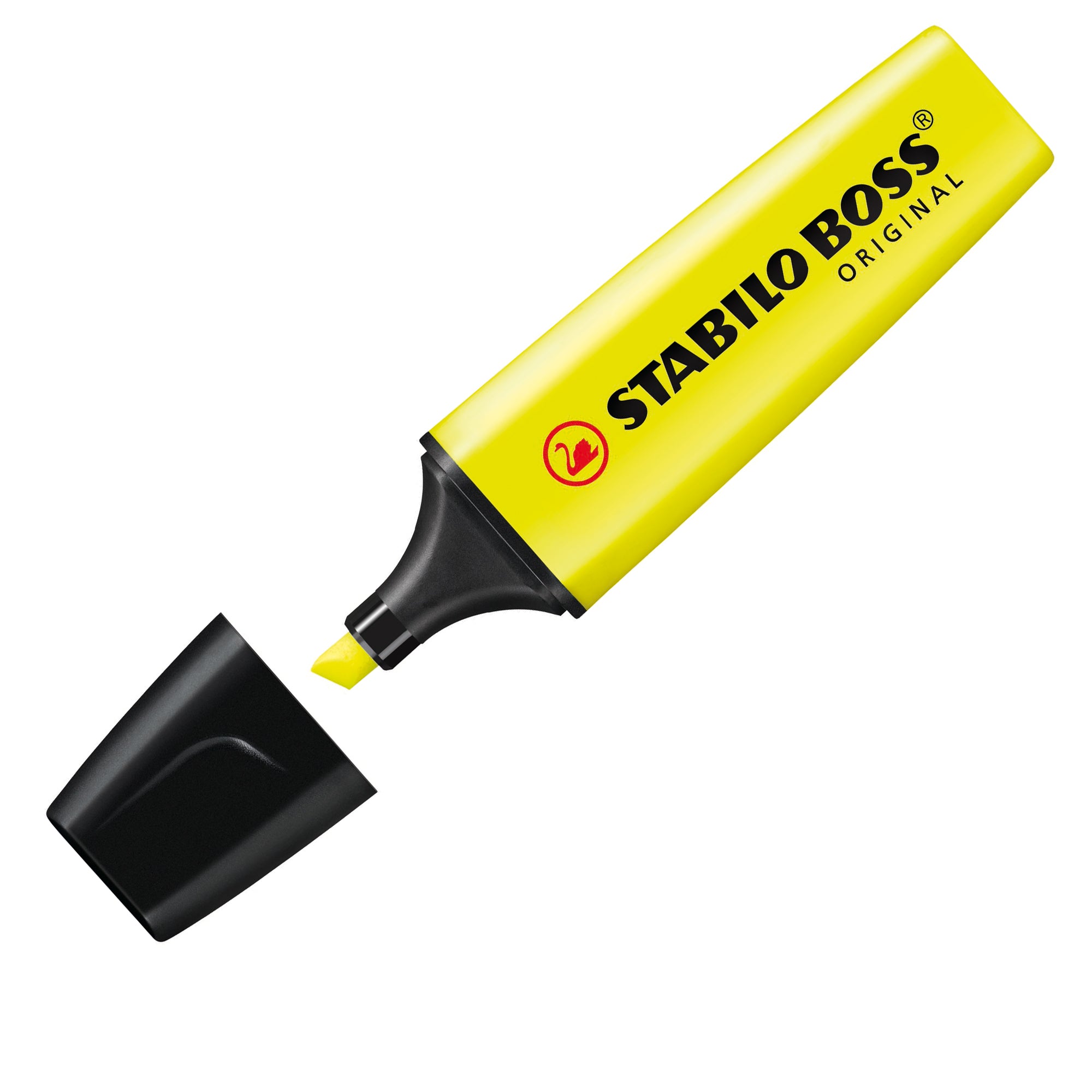 Evidenziatore Stabilo Boss Original - punta a scalpello - tratto 2 - 5 mm - giallo 24 - Stabilo - image 1