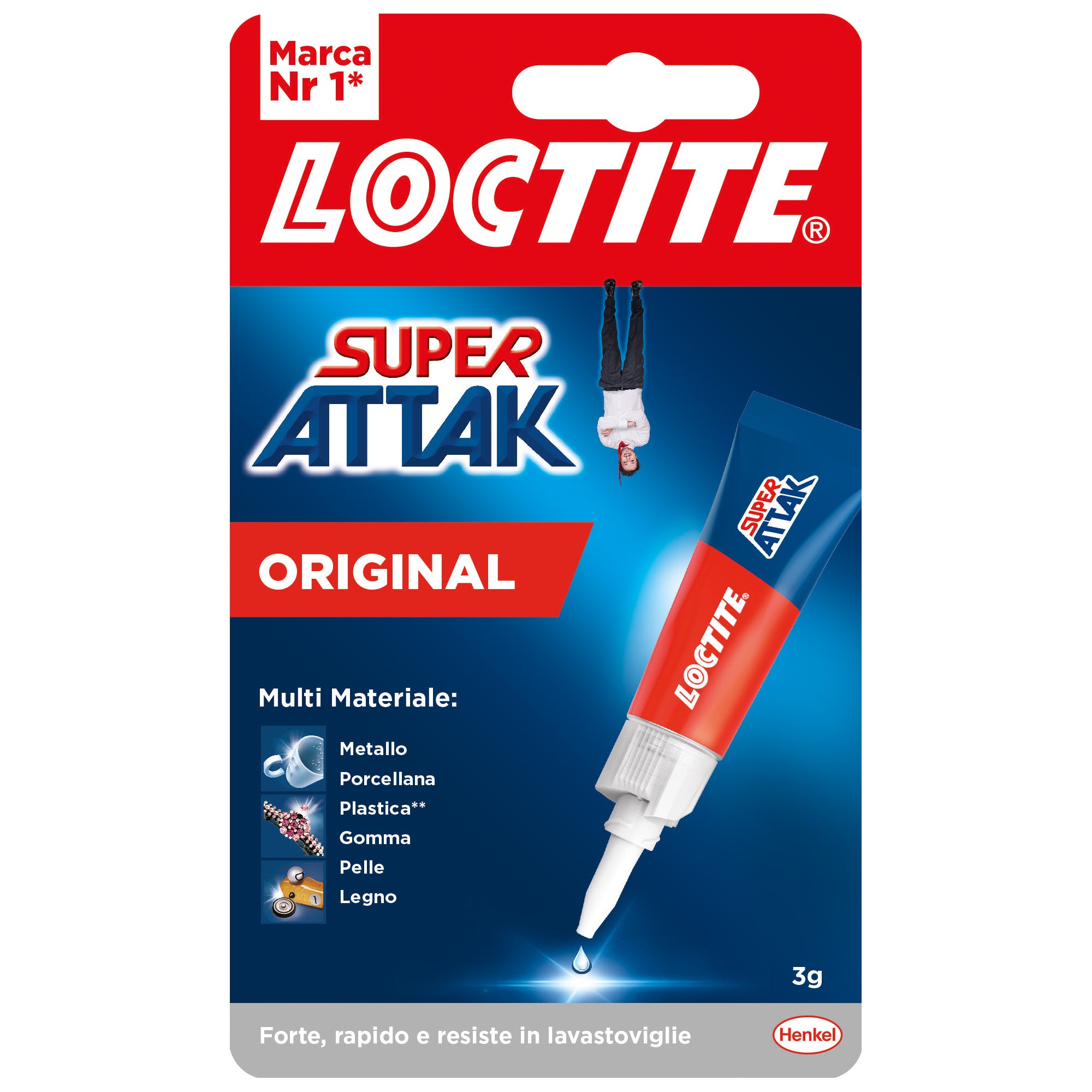 Colla Super Attak Original - 3 gr - trasparente - Loctite - image 1