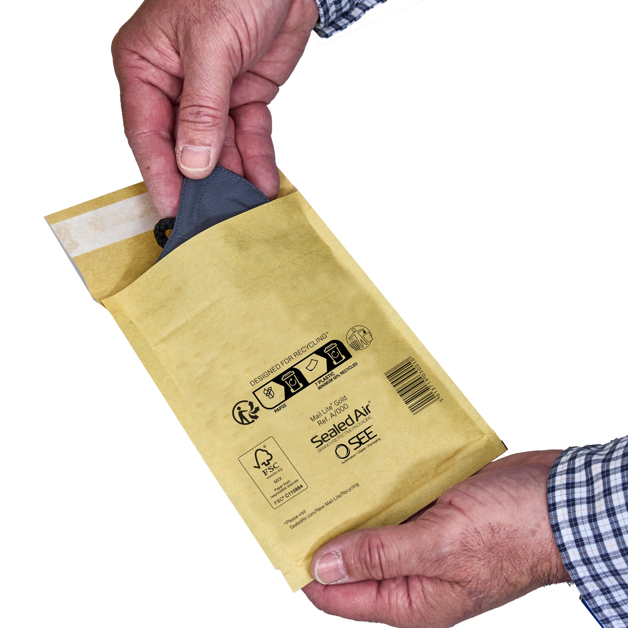 Busta imbottita Mail Lite Gold - K (35x47 cm) - avana - Sealed Air - conf. 10 pezzi - image 3
