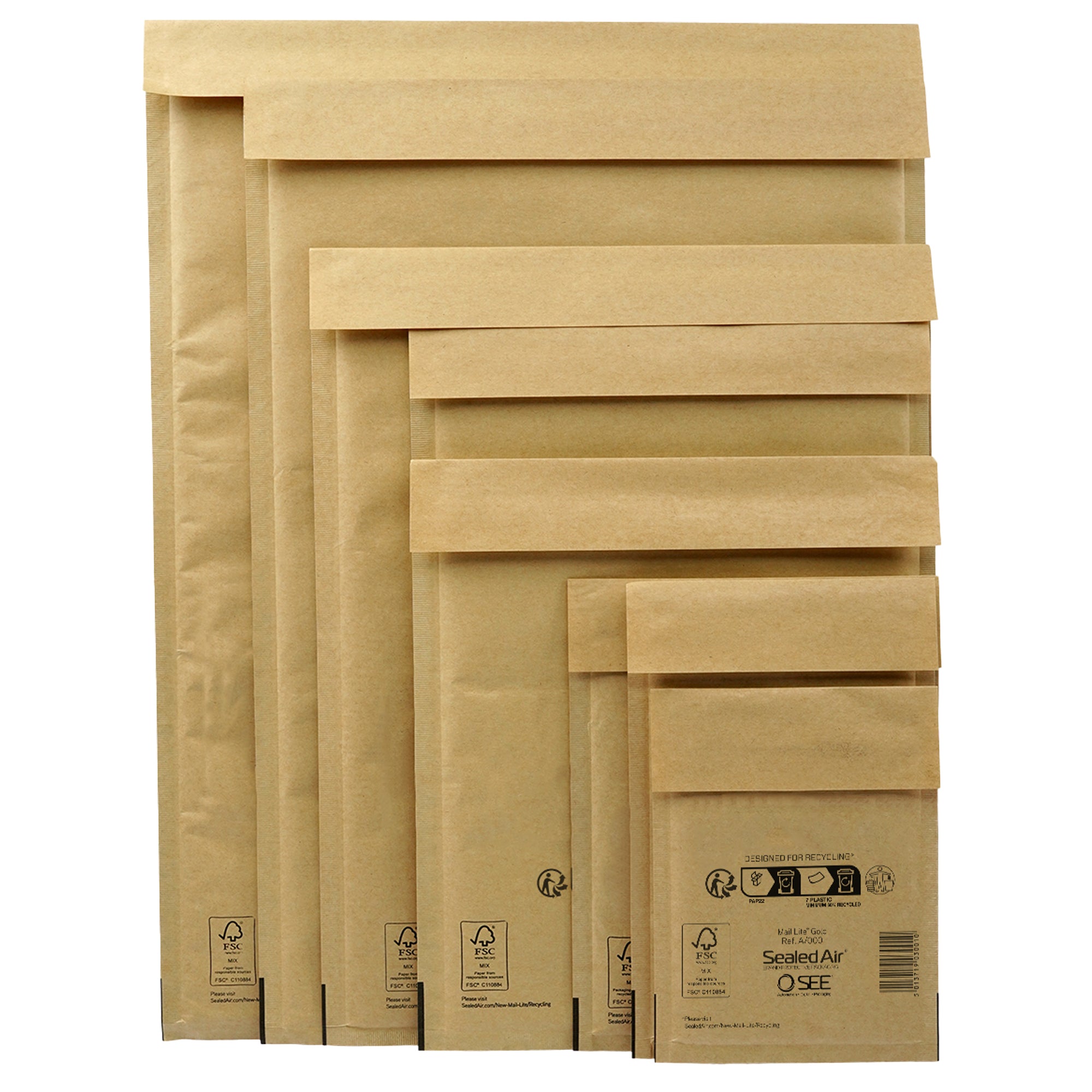 Busta imbottita Mail Lite Gold - K (35x47 cm) - avana - Sealed Air - conf. 10 pezzi - image 4