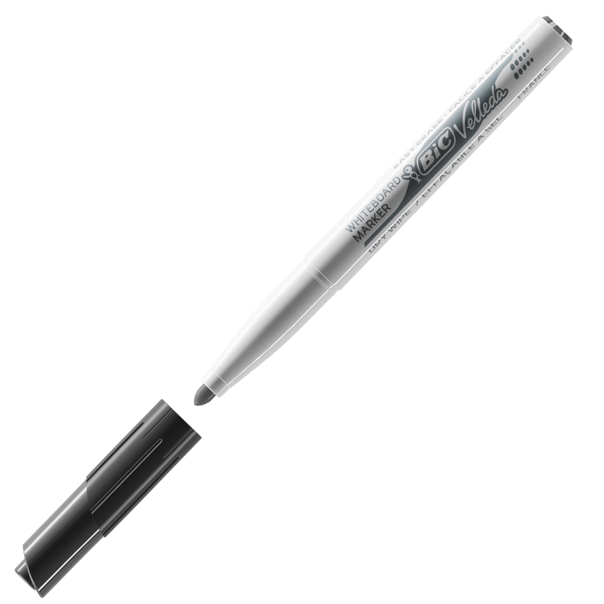 Pennarello Whiteboard Marker Velleda 1741 - punta tonda 1,4mm - nero - Bic - image 1
