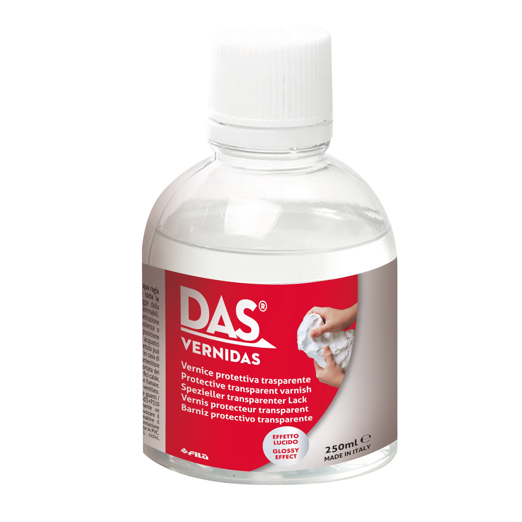 Vernice protettiva Vernidas – trasparente lucido - 250ml - Das - image 1