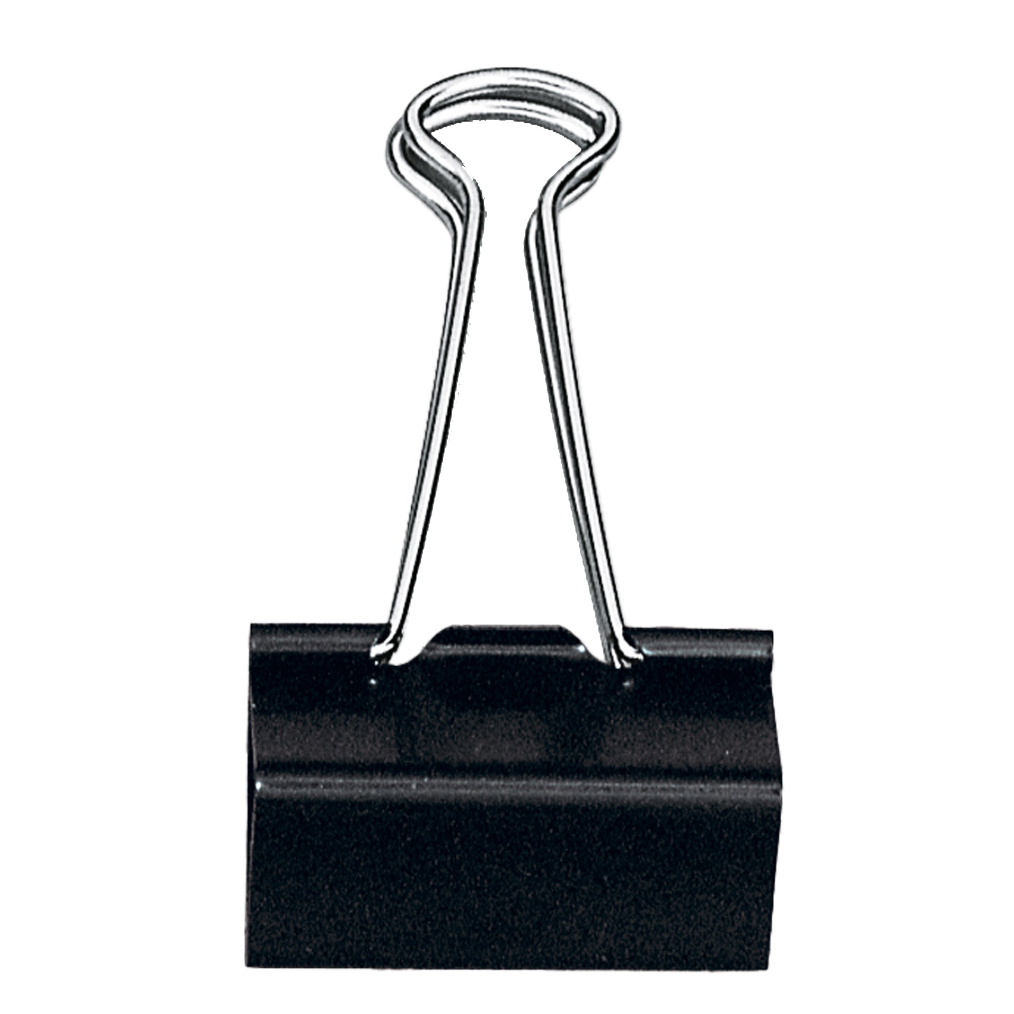 Molla Double Clips - 4,1 cm - nero - Lebez - conf. 12 pezzi - image 2