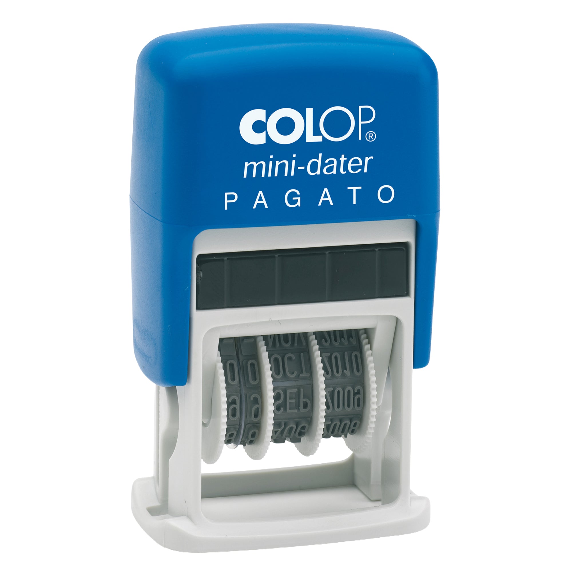 Timbro Mini Dater S160/L1 Datario + PAGATO - 4 mm - autoinchiostrante - Colop - image 1