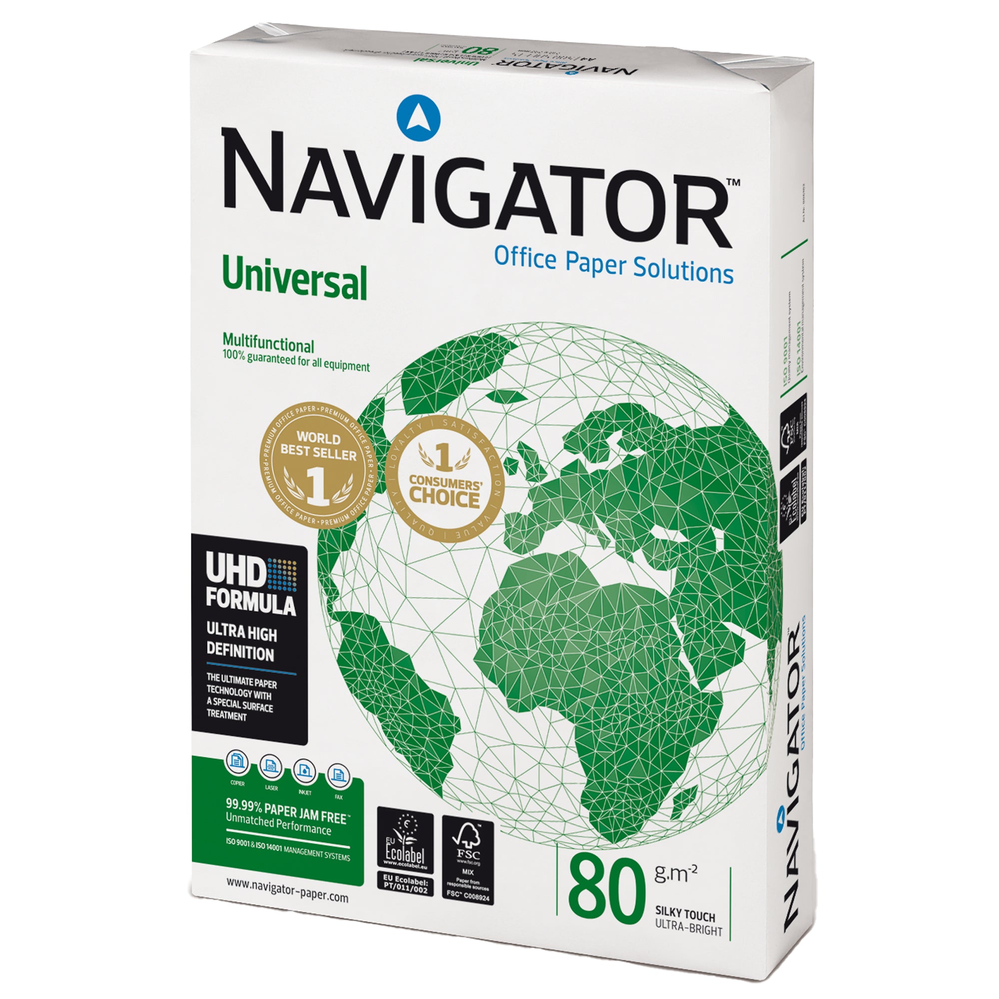 Carta Universal - A3 - 80 gr - bianco - Navigator - conf. 500 fogli - image 1