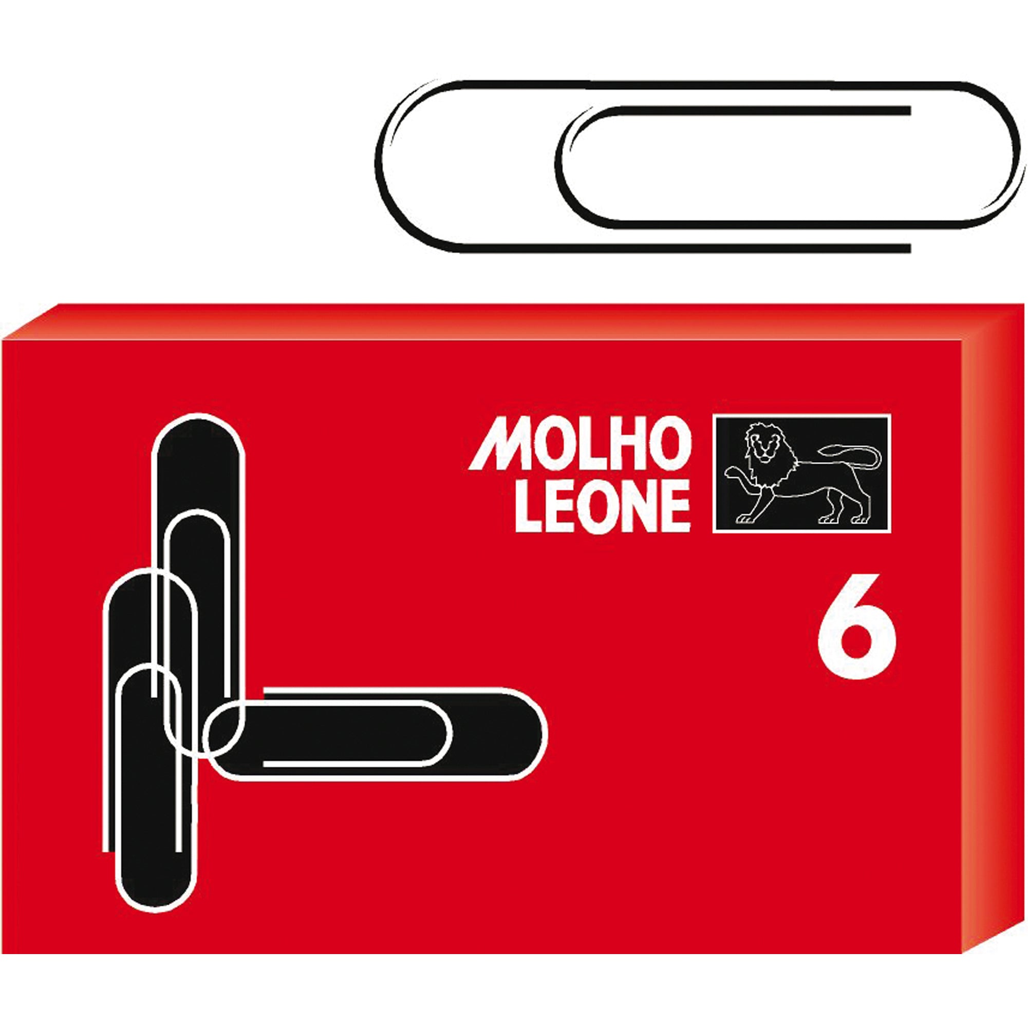 Fermagli zincati - n. 6 - 5,7 cm - Molho Leone - conf. 100 pezzi - image 1