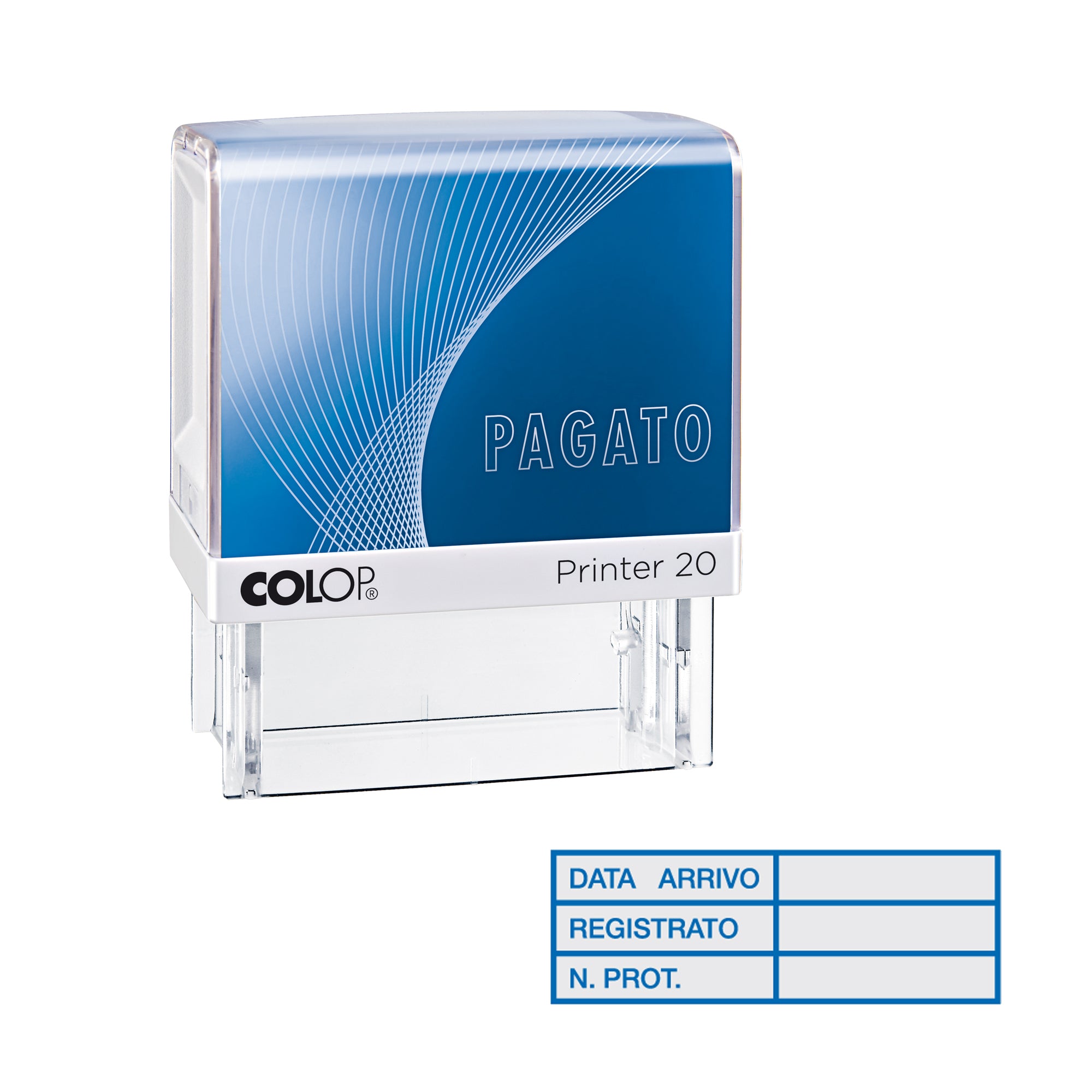 Timbro Printer 20/L G7 - DATA ARRIVO... - 1,4 x 3,8 cm - autoinchiostrante - Colop - image 1