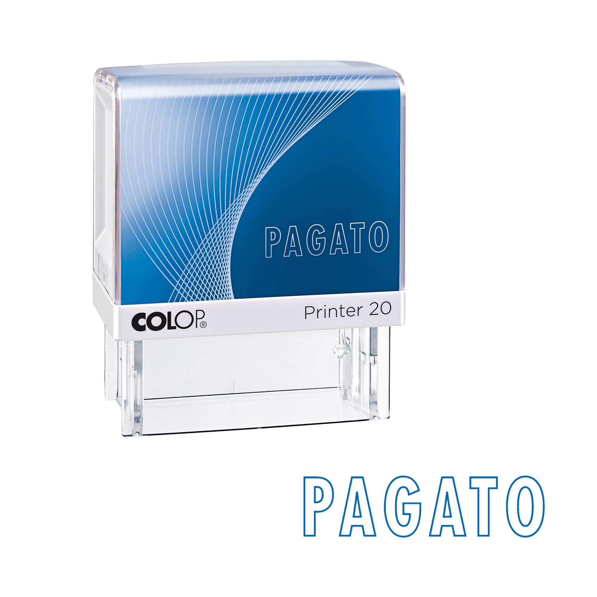 Timbro Printer 20/L G7 - PAGATO - 14 x 38 mm - autoinchiostrante - Colop - image 1