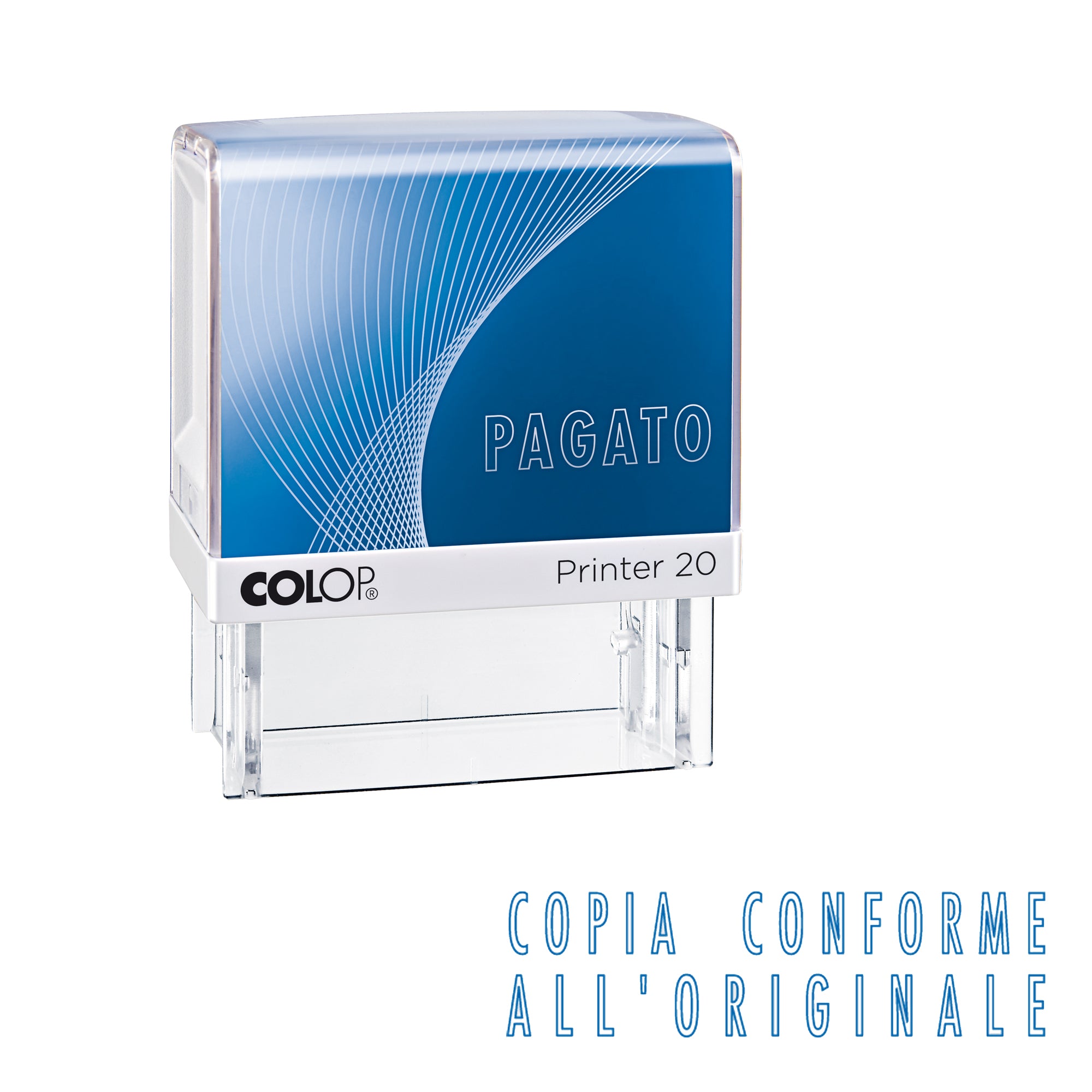Timbro Printer 20/L G7 - COPIA CONFORME - 1,4 x 3,8 cm - autoinchiostrante - Colop - image 1