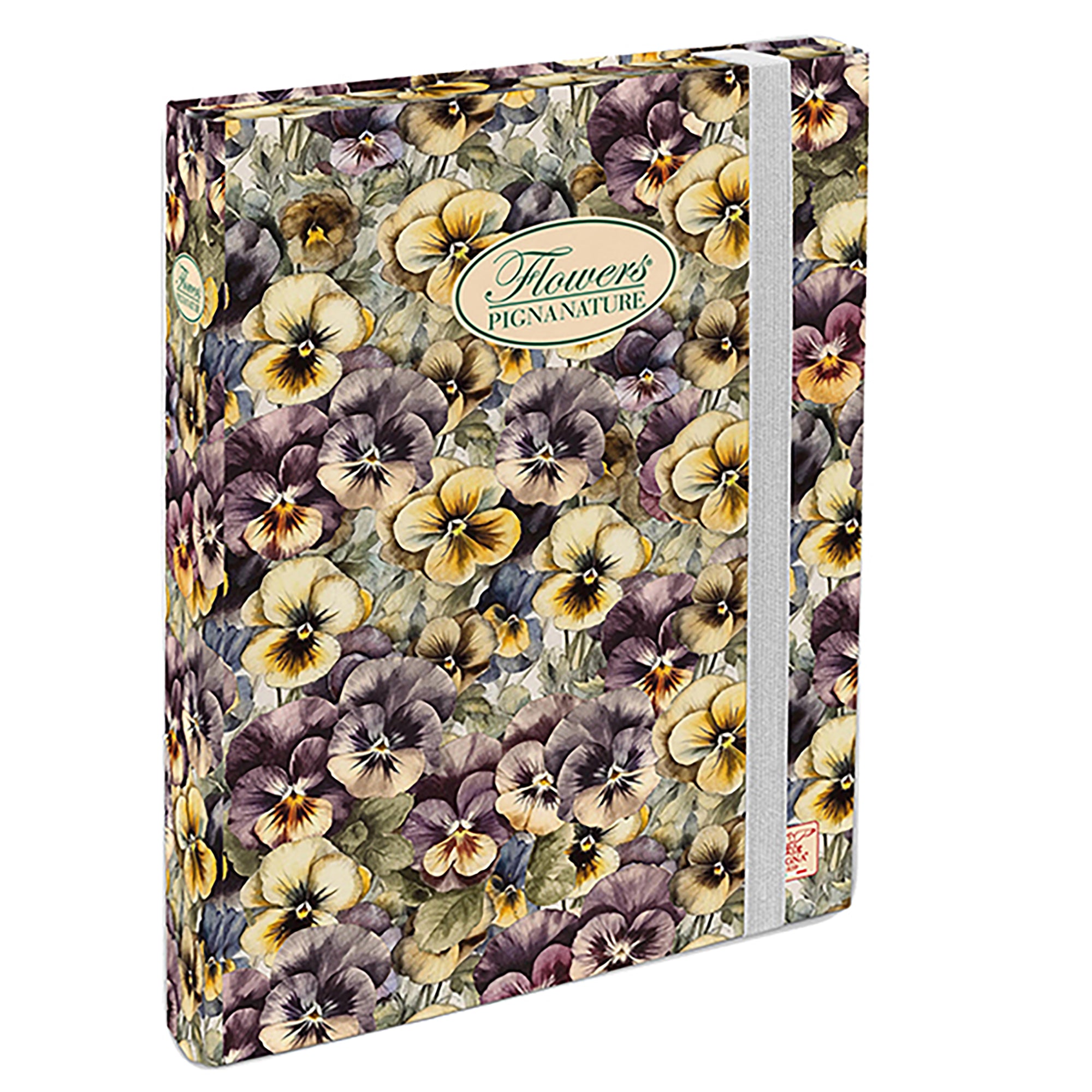 Cartella progetti Nature Flowers - 26 x 34 cm - dorso 3 cm - con elastico - Pigna - image 2