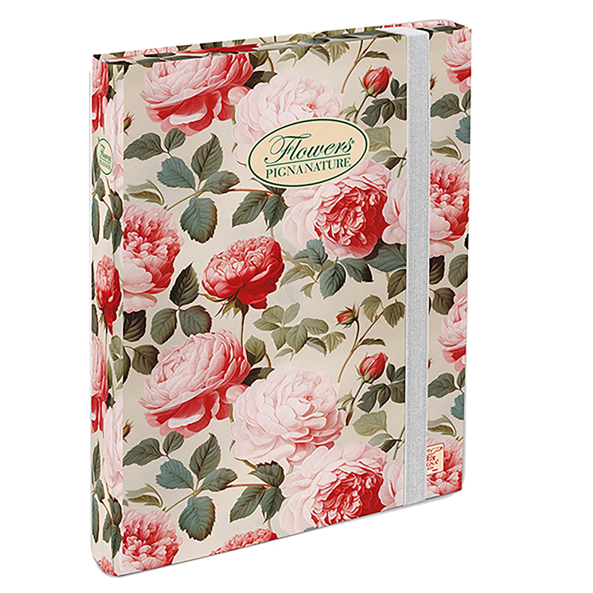 Cartella progetti Nature Flowers - 26 x 34 cm - dorso 3 cm - con elastico - Pigna - image 5