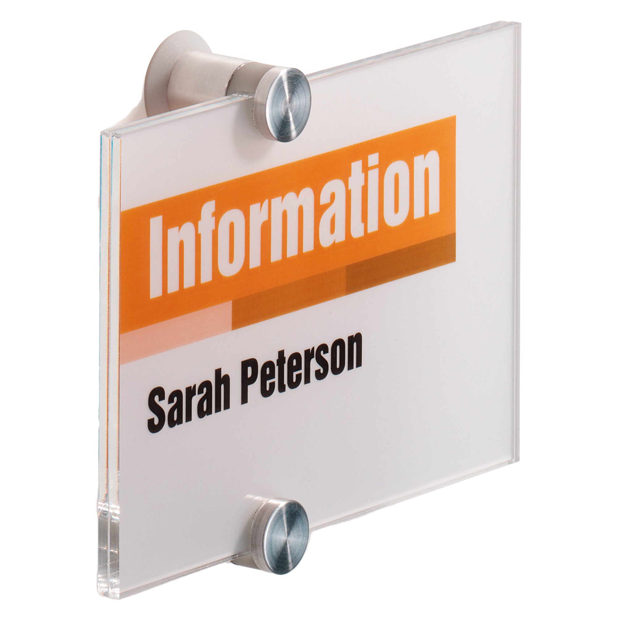 Targa per porte/pareti Crystal Sign - 14,8 x 10,5 cm - Durable - image 1