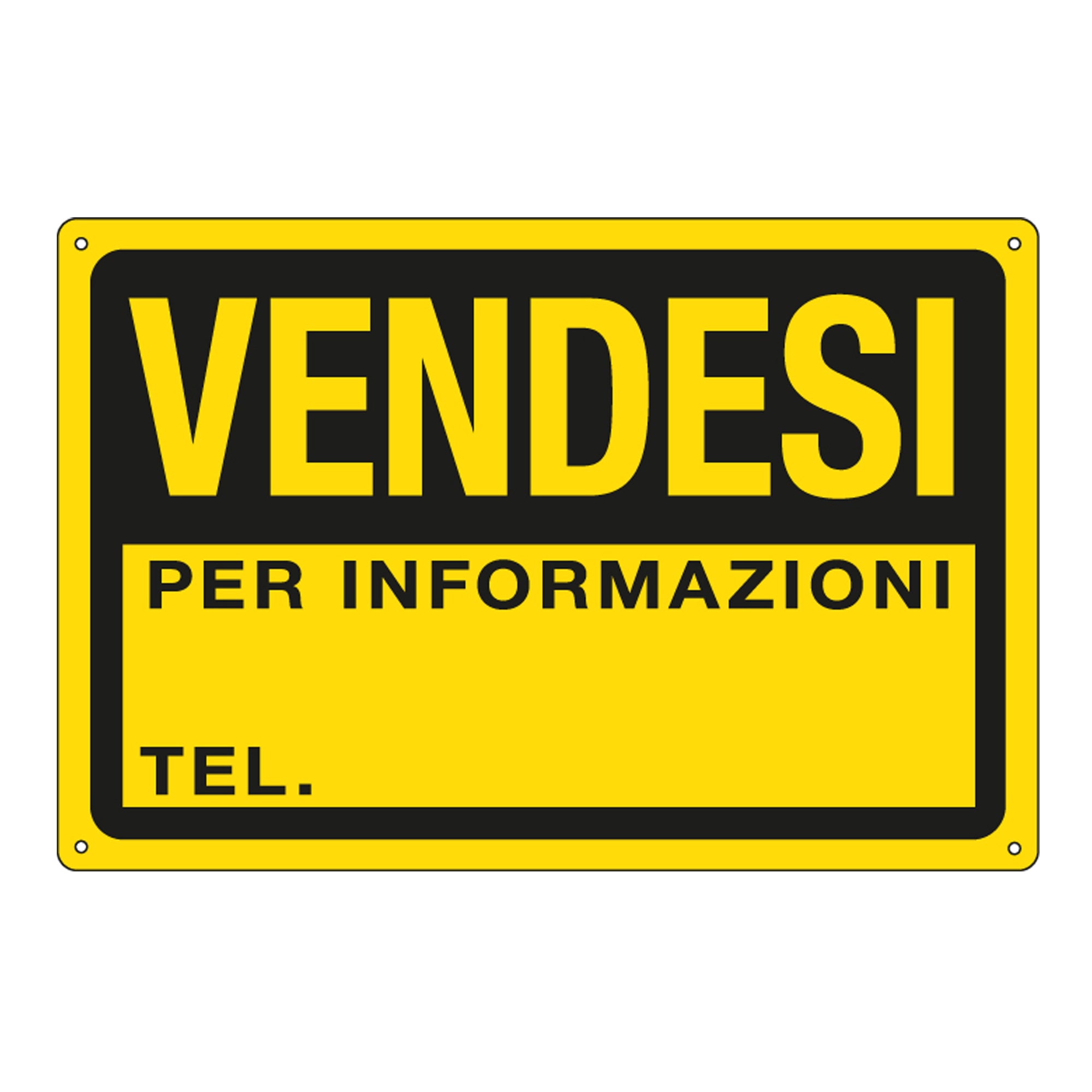 Cartello segnalatore - 30x20 cm - VENDESI - PPL - Cartelli Segnalatori - image 1