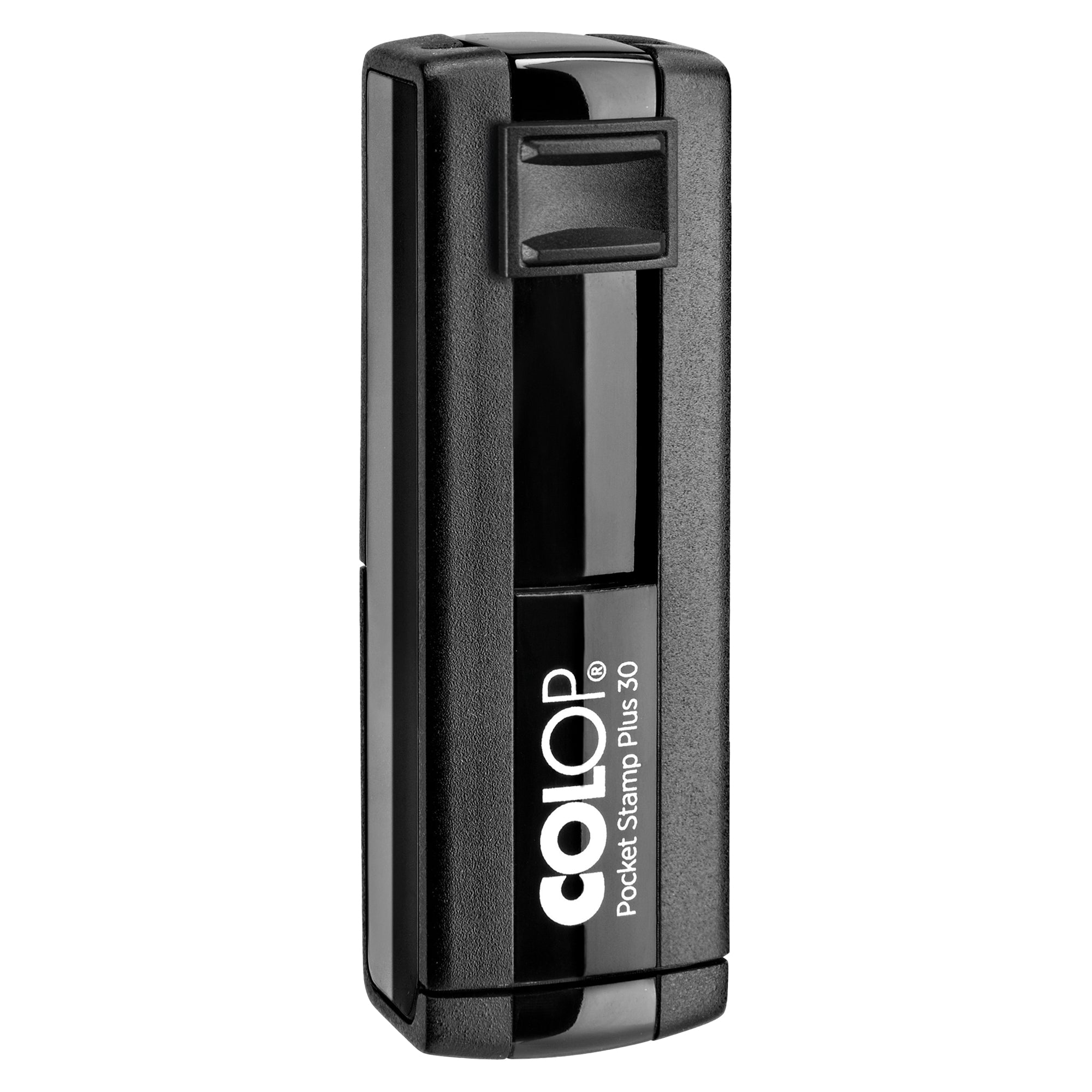 Timbro Pocket Stamp Plus 30 - 18 x 47 mm - 5 righe - autoinchiostrante- nero - Colop - image 1