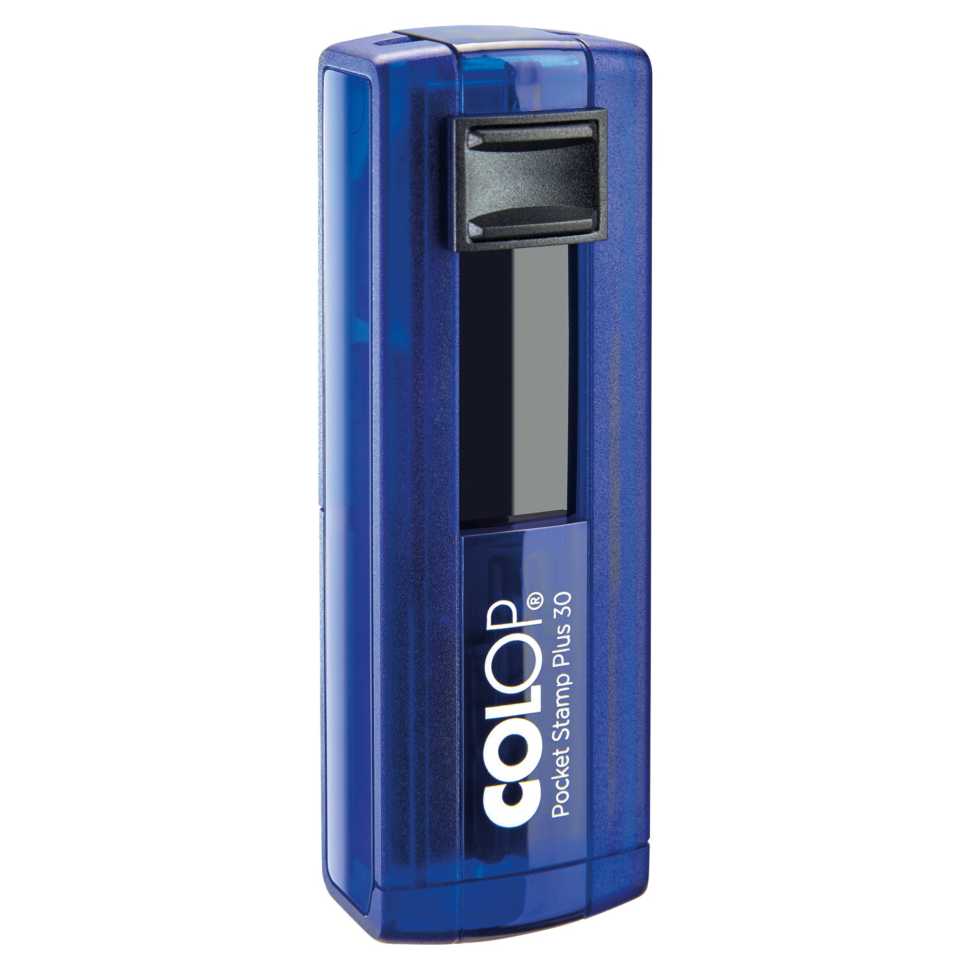 Timbro Pocket Stamp Plus 30 - 18 x 47 mm - 5 righe - autoinchiostrante - blu indaco- Colop - image 1