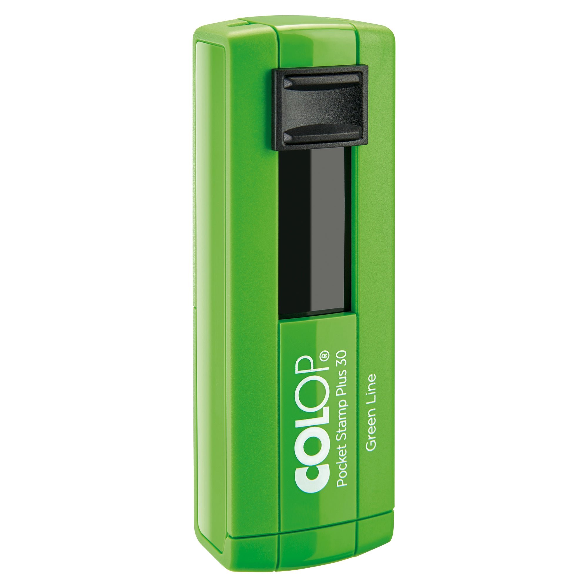 Timbro Pocket Stamp Plus 30 - 18 x 47 mm - 5 righe - autoinchiostrante - verde - Colop - image 1