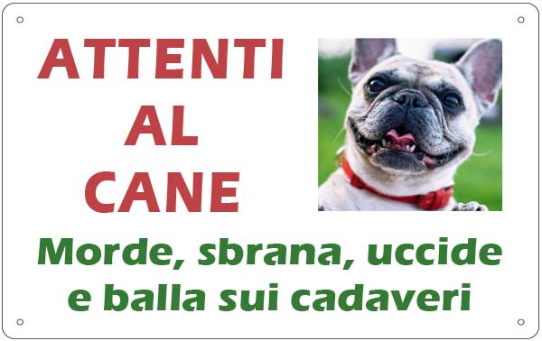 Cartello 100% PERSONALIZZABILE - 30x20 cm