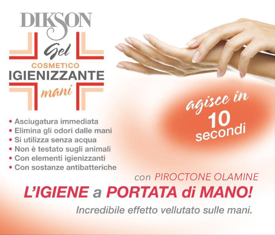 Gel igienizzante mani +60% alcool (100 ml)