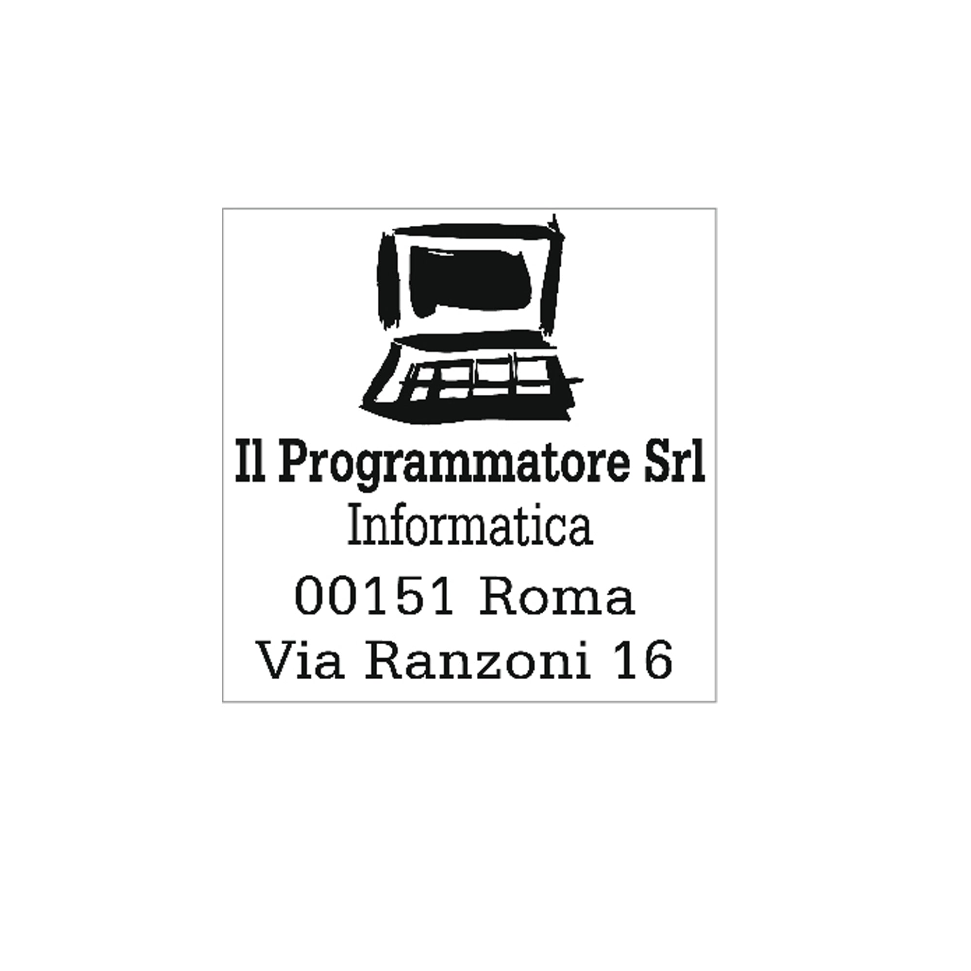 Timbro quadrato 4923 - personalizzabile - 30 x 30 mm - 7 righe - autoinchiostrante - Trodat - image 2