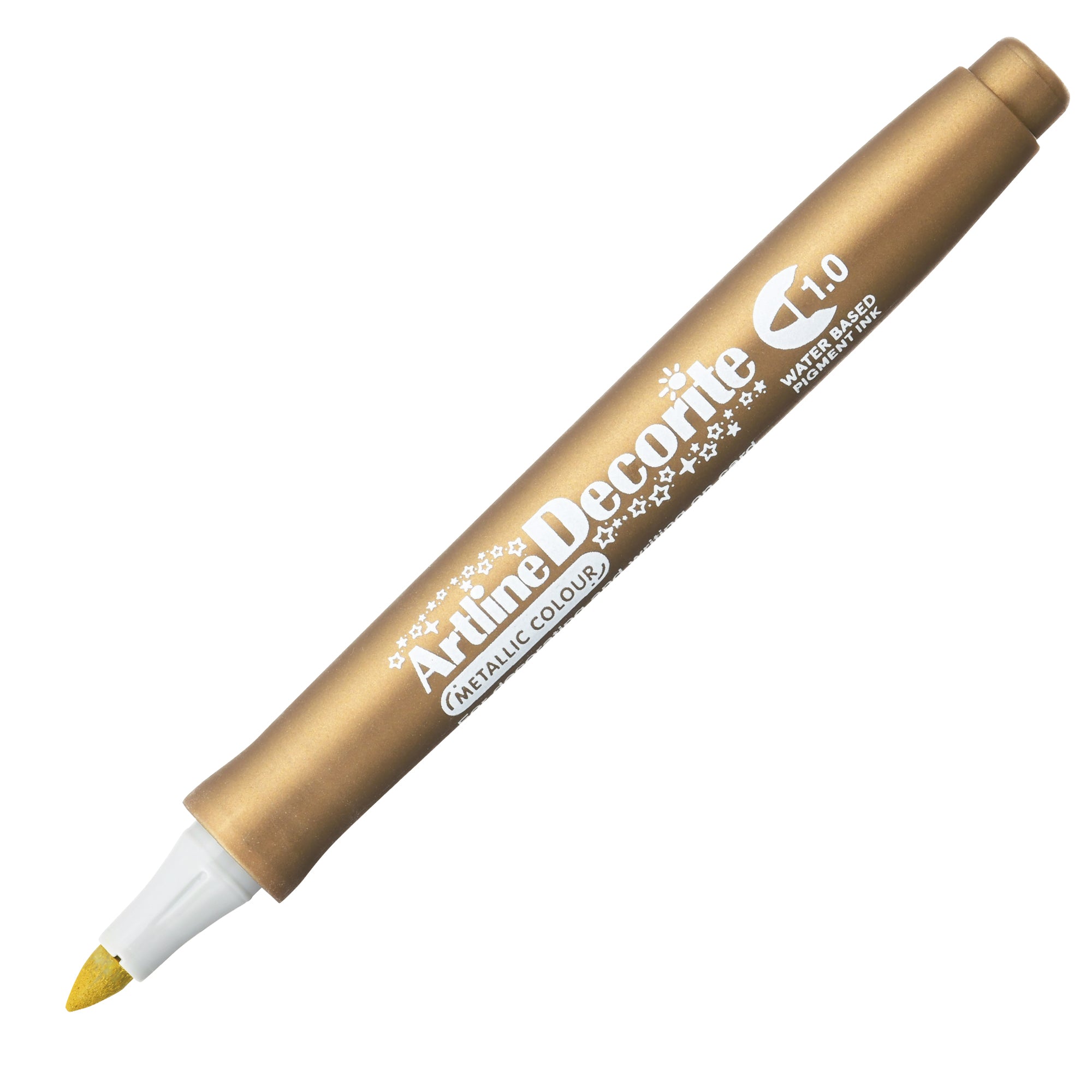 Marcatore Decorite - punta tonda - 1.0 mm - oro - Artline - image 1