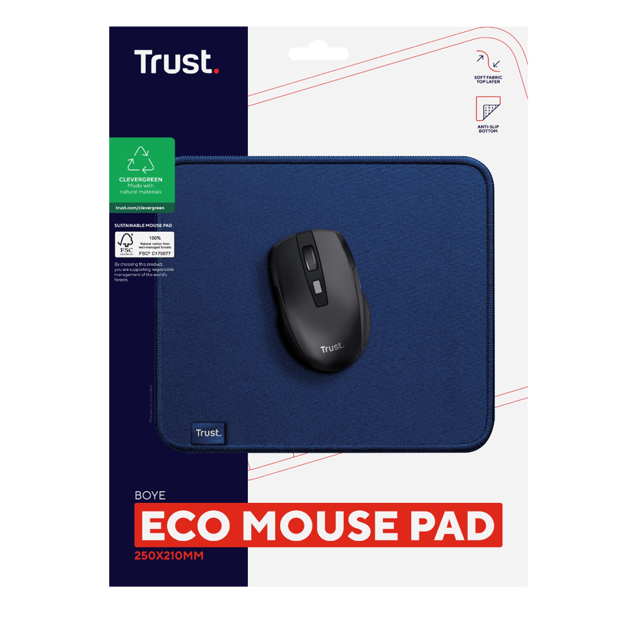 Tappetino Boye - per mouse - blu - Trust - image 3
