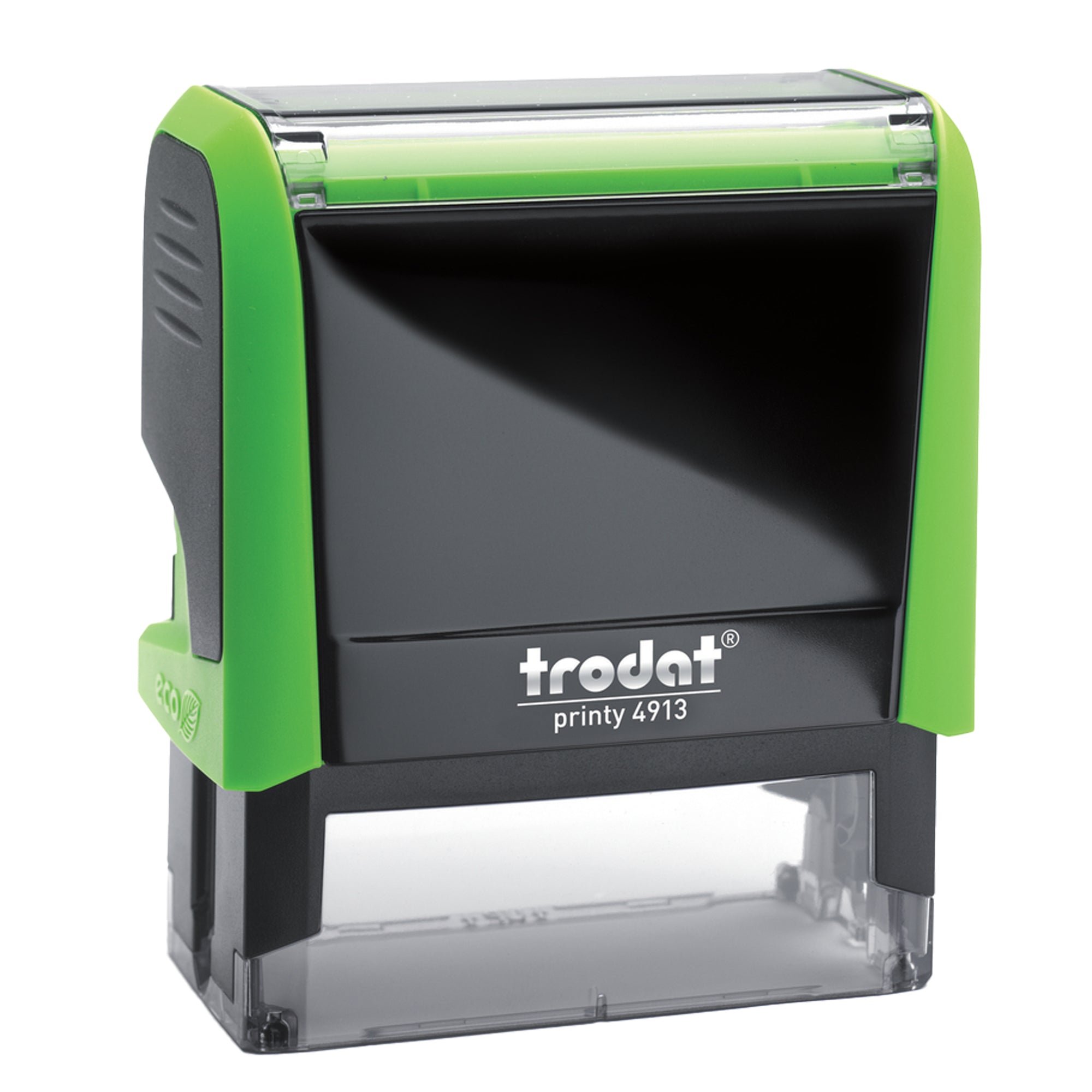 ==PRINTY Timbro di testo rett/quadr 4913 verde mela 58x22 TRODAT - image 1