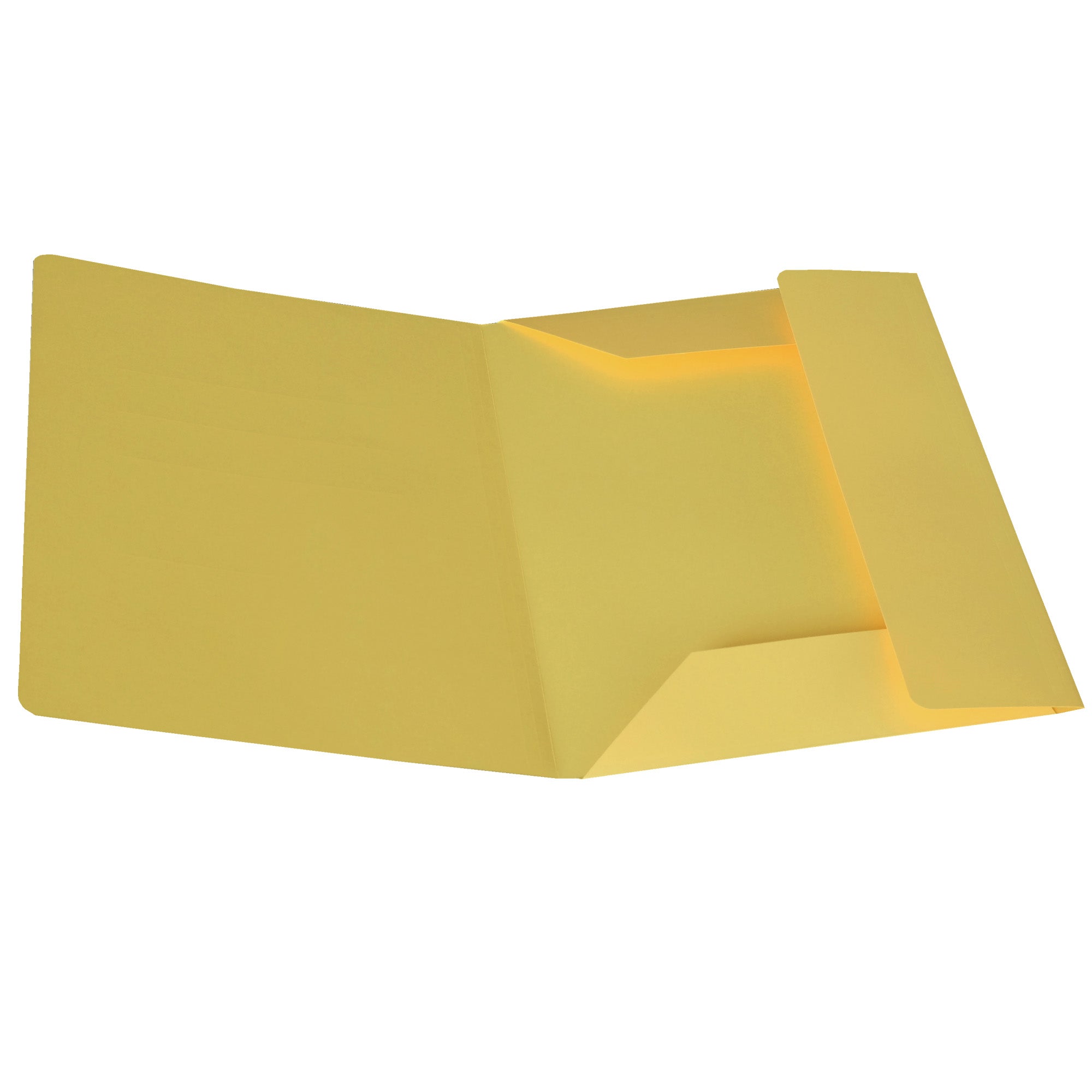 Cartellina 3 lembi - 200 gr - 25 x 34,5 cm - cartoncino bristol - giallo sole - Starline - conf. 25 pezzi - image 1