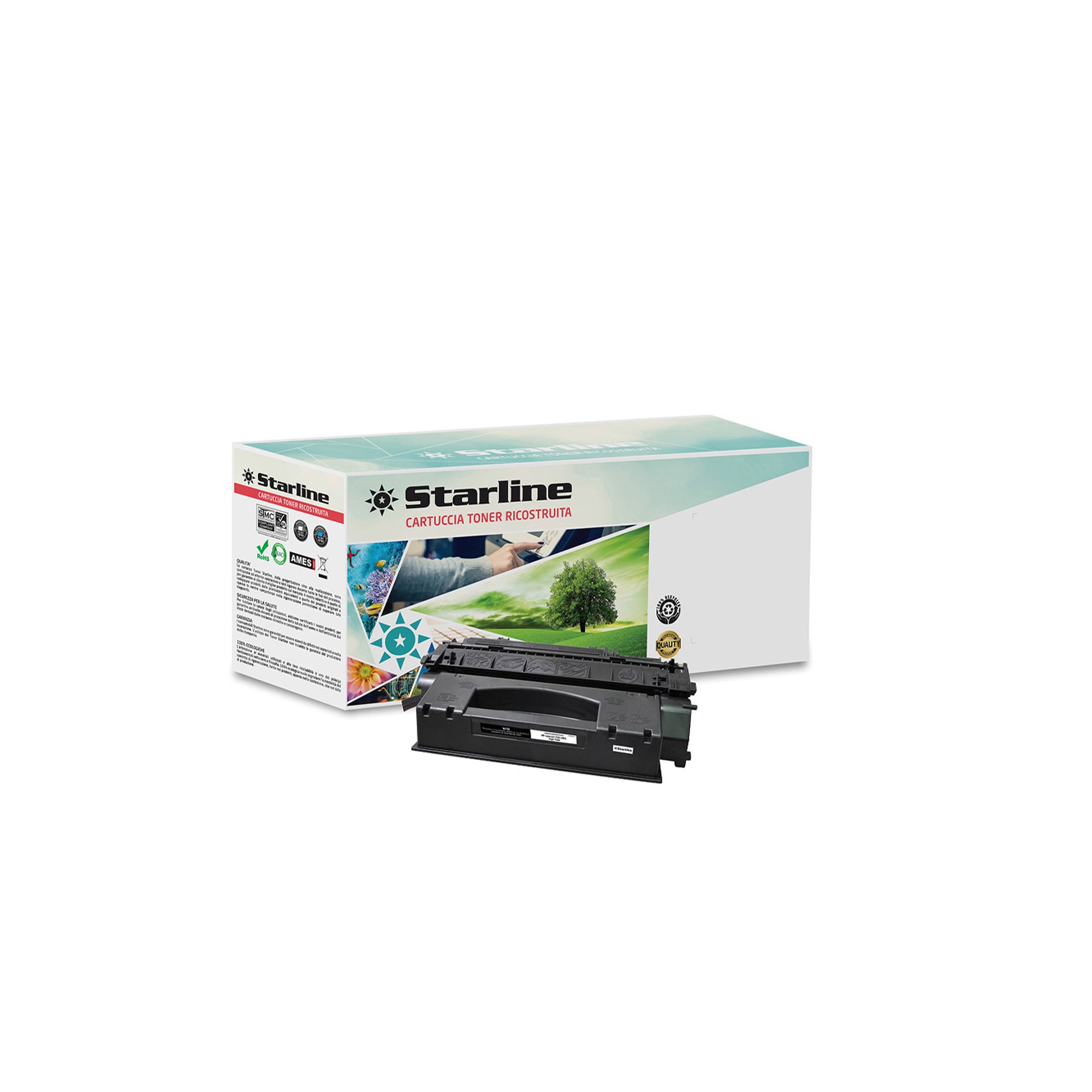 Starline - Toner Ricostruito - per HP 49X - Nero - Q5949X - 6.000 pag - image 1