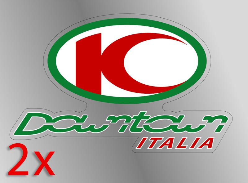 Coppia di adesivi "Kymco Downtown Italia"