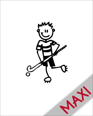 Bambino hockey - Maxi Adesivi Famiglia per Camper