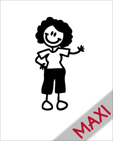 Nonna giovane - Maxi Adesivi Famiglia per Camper