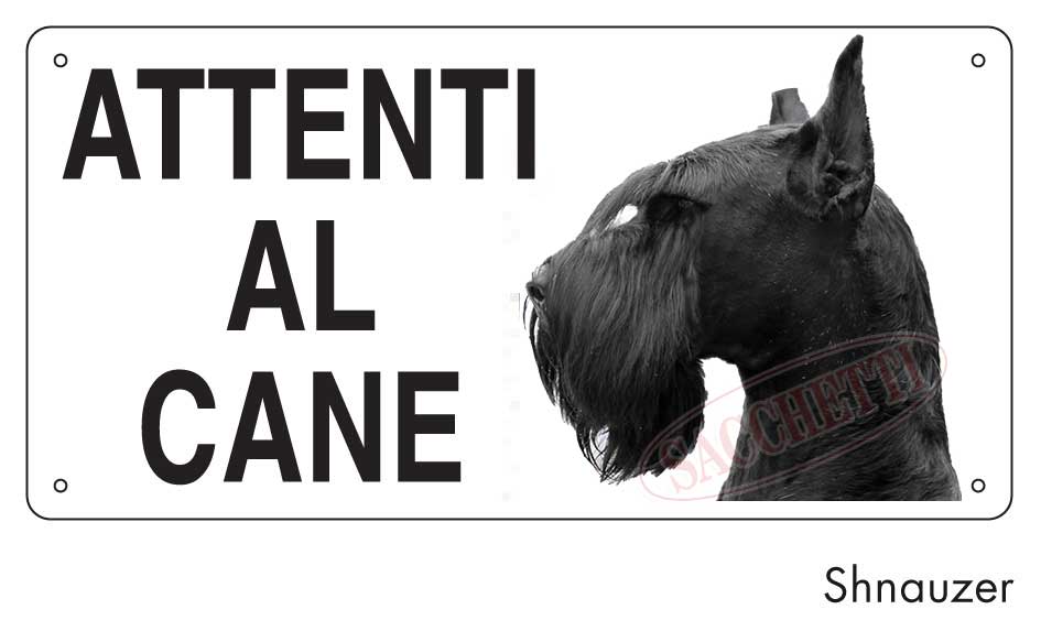 Attenti al cane Shnauzer