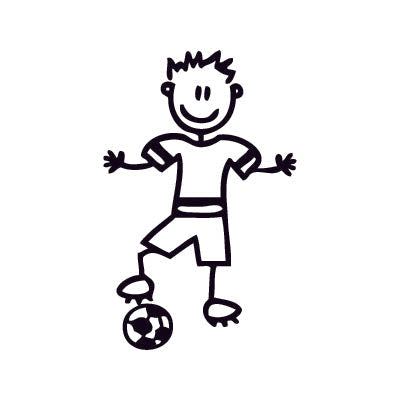 Bambino calciatore - Adesivi Famiglia