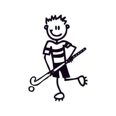Bambino hockey - Adesivi Famiglia