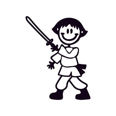 Bambino jedi - Adesivi Famiglia