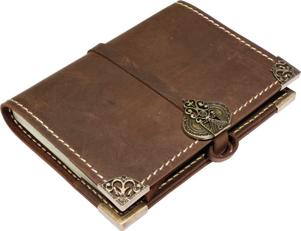 Diario in pelle medio