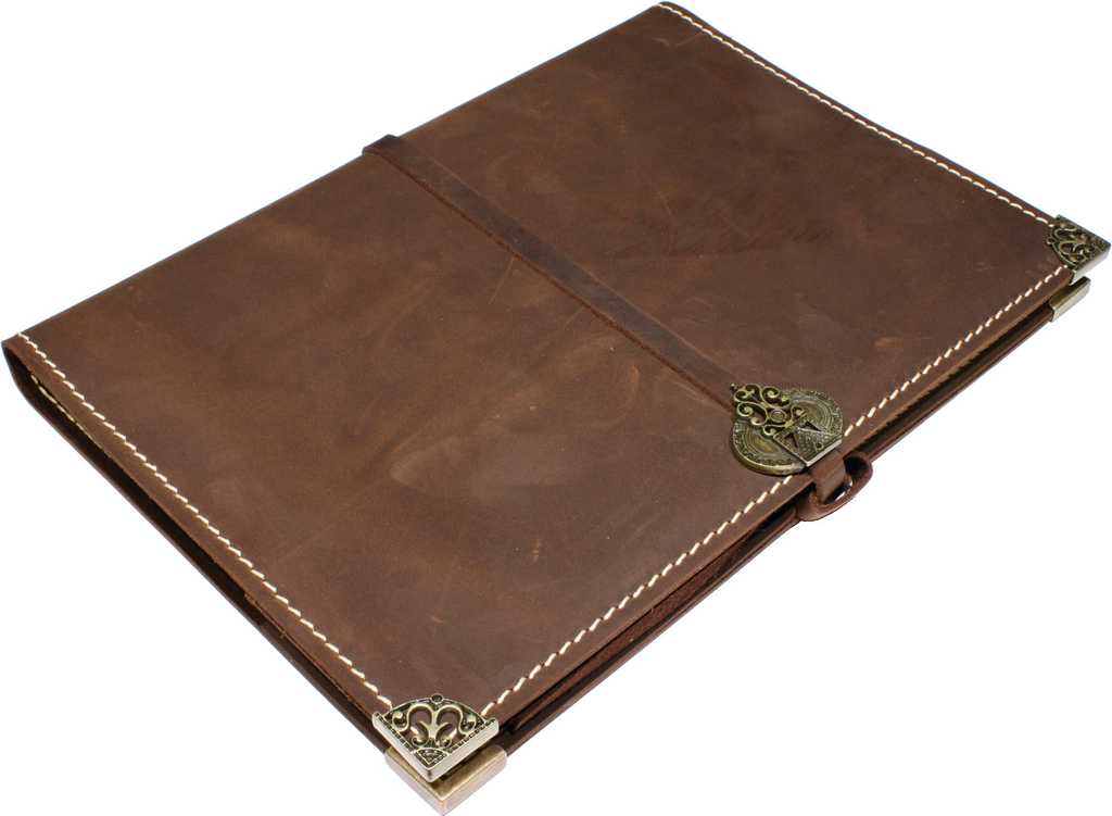 Diario in pelle grande