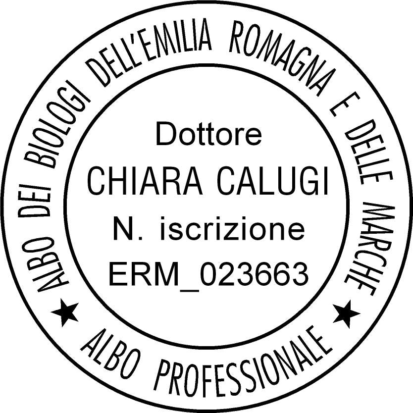 Timbro Albo dei Biologi dell'Emilia Romagna e delle Marche