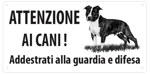 Cartello "Attenti al Cane" (personalizzato)