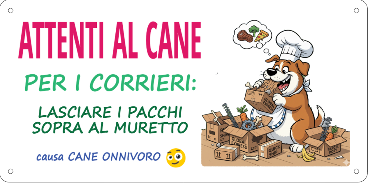 Corrieri: Cane onnivoro