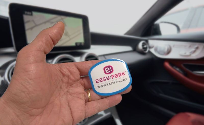 Sticker "EasyPark" (per interno vetro)