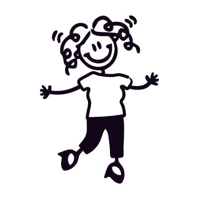 Mamma cicciottella - Adesivi Famiglia