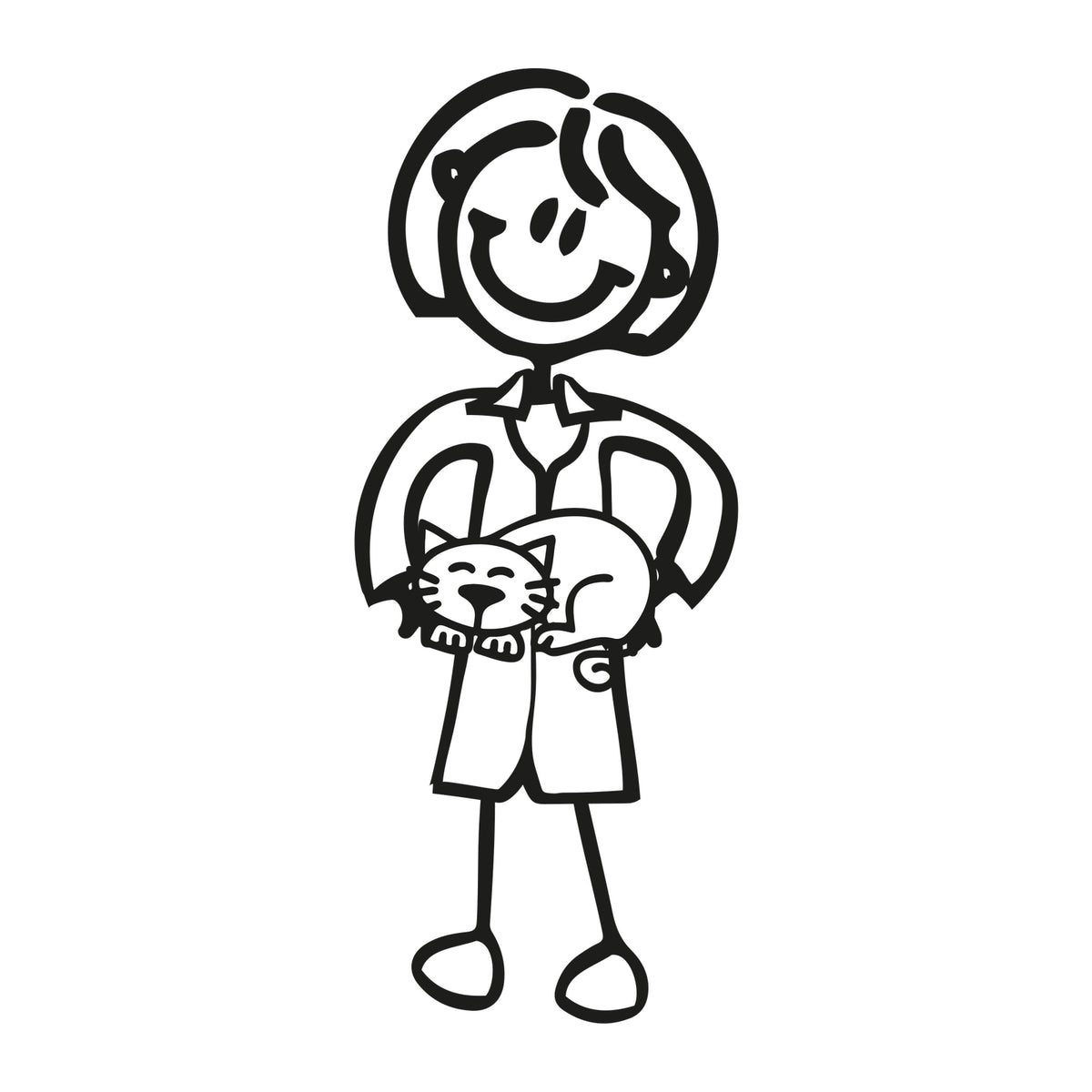 Mamma veterinaria - Adesivi Famiglia
